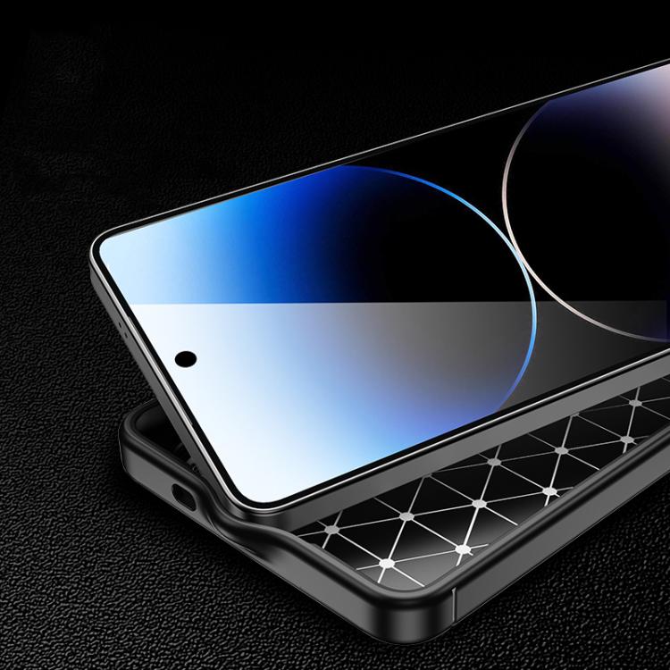 For Samsung Galaxy S26 Ultra 5G Carbon Fiber Texture Shockproof TPU Phone Case - Black