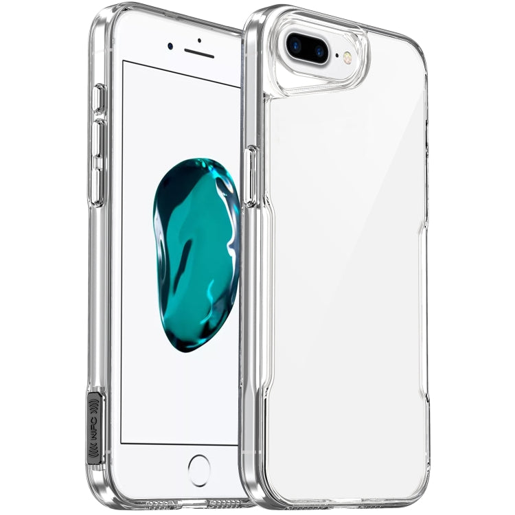 For iPhone 7 Plus Acrylic + TPU Transparent Full Coverage Phone Case
