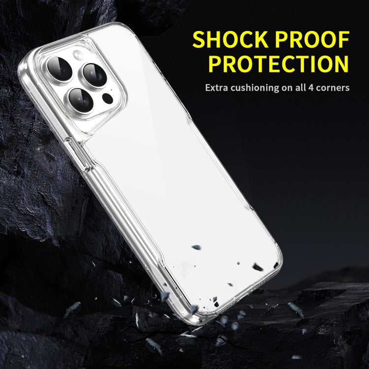 For iPhone 15 Pro Acrylic + TPU Transparent Full Coverage Phone Case