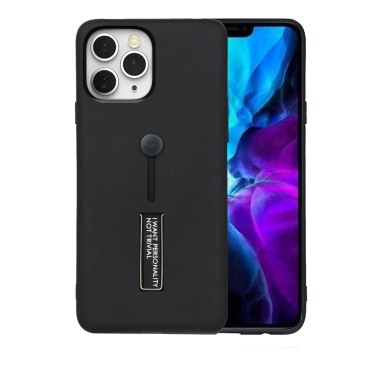 For iPhone 12 mini Oil Feel Shockproof TPU + PC Protective Case with Holder