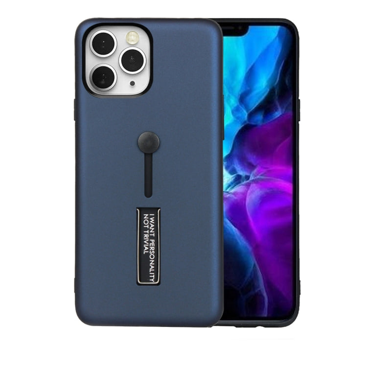 For iPhone 12 mini Oil Feel Shockproof TPU + PC Protective Case with Holder