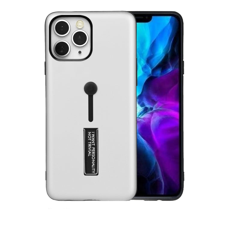 For iPhone 12 mini Oil Feel Shockproof TPU + PC Protective Case with Holder