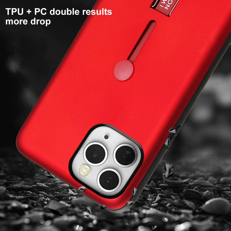 For iPhone 12 Pro Max Oil Feel Shockproof TPU + PC Protective Case with Holder