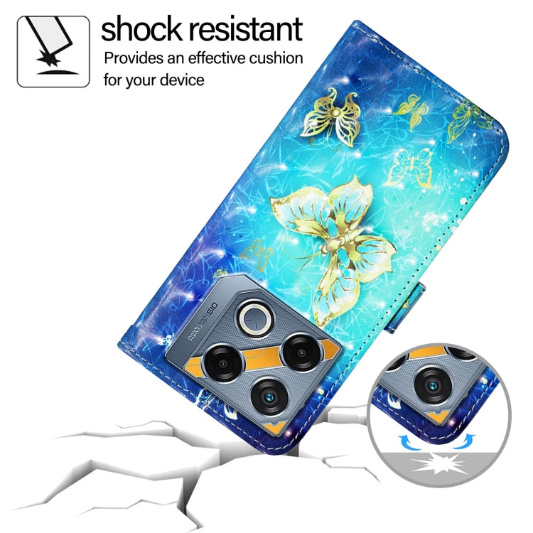 For Infinix GT 20 Pro 3D Painting Horizontal Flip Leather Phone Case