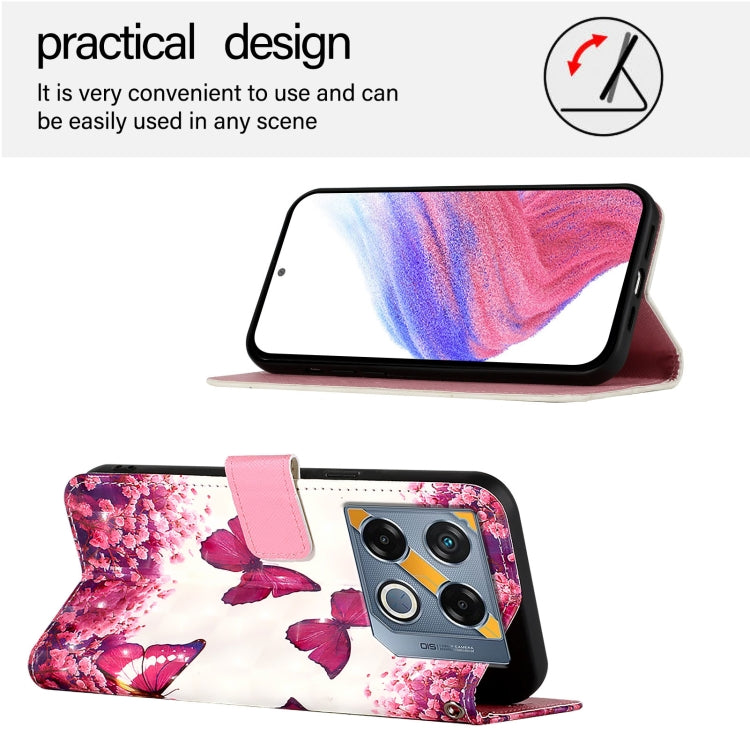 For Infinix GT 20 Pro 3D Painting Horizontal Flip Leather Phone Case