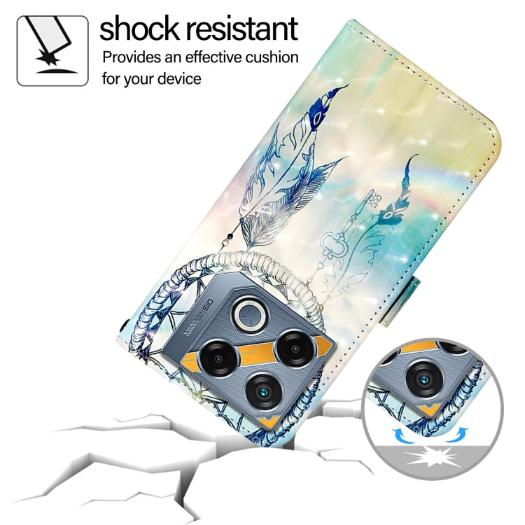 For Infinix GT 20 Pro 3D Painting Horizontal Flip Leather Phone Case