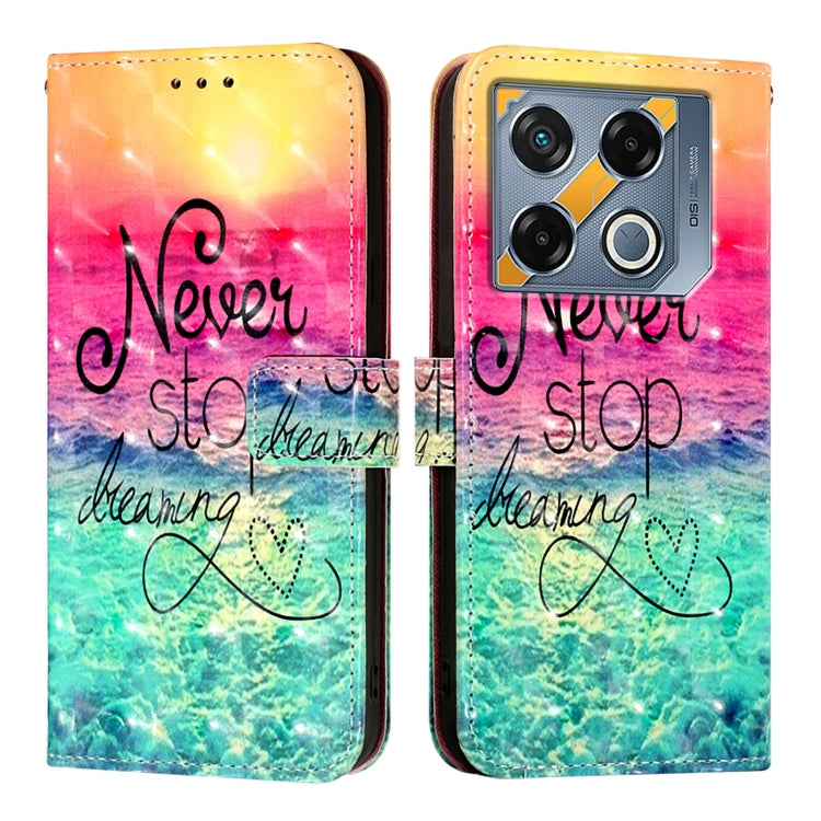 For Infinix GT 20 Pro 3D Painting Horizontal Flip Leather Phone Case