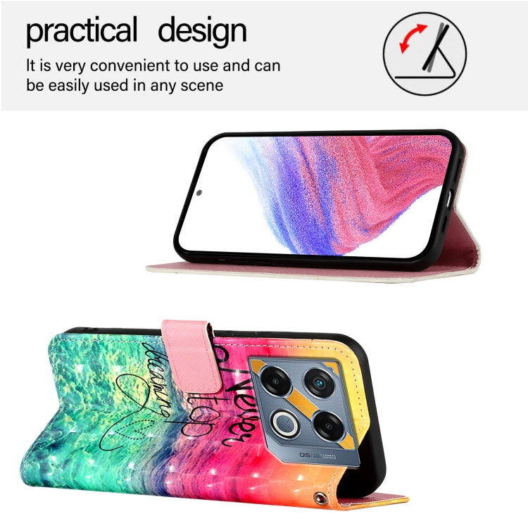 For Infinix GT 20 Pro 3D Painting Horizontal Flip Leather Phone Case