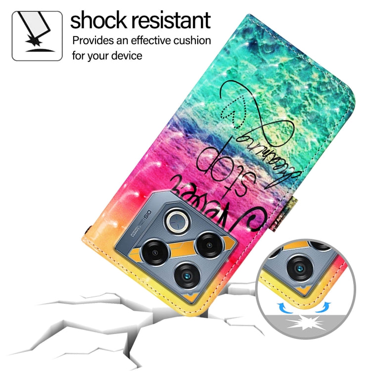 For Infinix GT 20 Pro 3D Painting Horizontal Flip Leather Phone Case