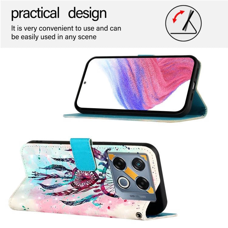 For Infinix GT 20 Pro 3D Painting Horizontal Flip Leather Phone Case