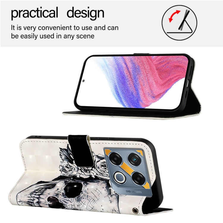 For Infinix GT 20 Pro 3D Painting Horizontal Flip Leather Phone Case