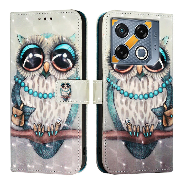 For Infinix GT 20 Pro 3D Painting Horizontal Flip Leather Phone Case