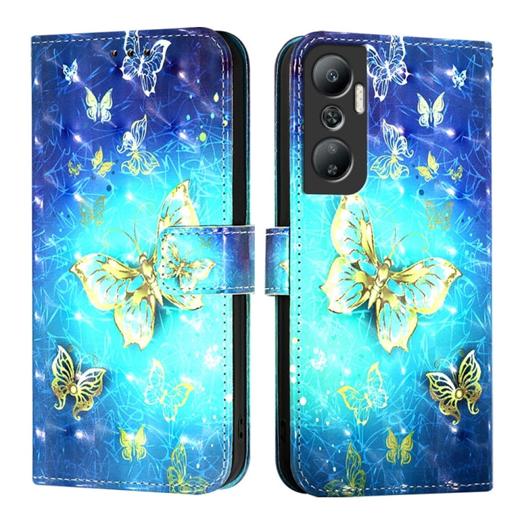For Infinix Hot 20 4G 3D Painting Horizontal Flip Leather Phone Case