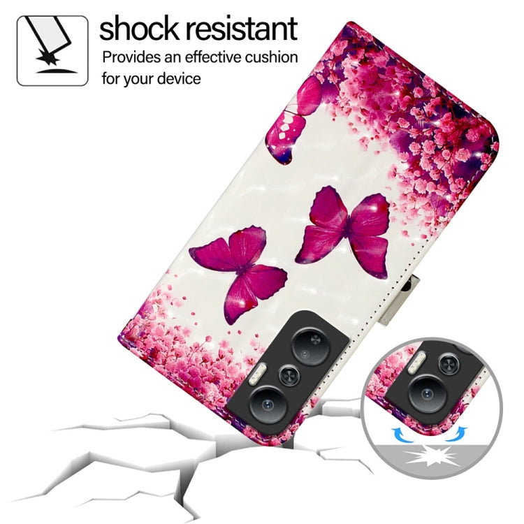 For Infinix Hot 20 4G 3D Painting Horizontal Flip Leather Phone Case
