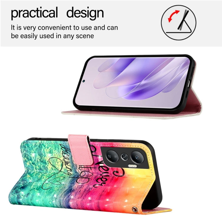 For Infinix Hot 20 4G 3D Painting Horizontal Flip Leather Phone Case