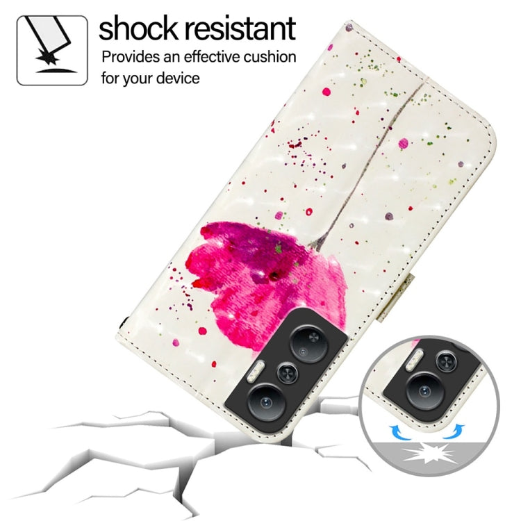 For Infinix Hot 20 4G 3D Painting Horizontal Flip Leather Phone Case