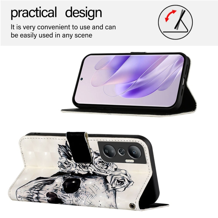 For Infinix Hot 20 4G 3D Painting Horizontal Flip Leather Phone Case