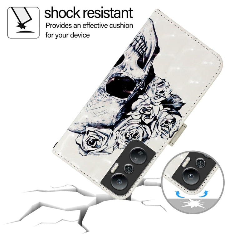 For Infinix Hot 20 4G 3D Painting Horizontal Flip Leather Phone Case