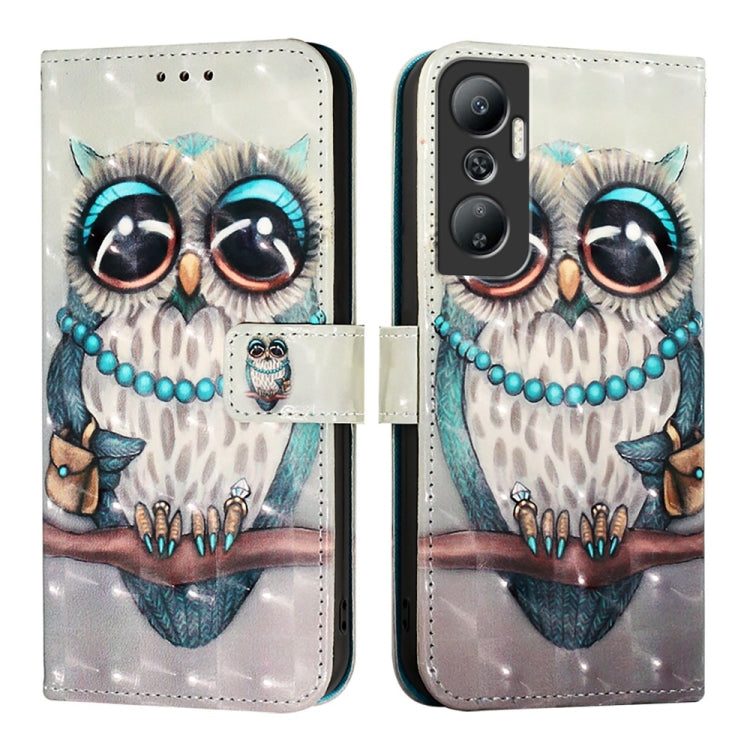For Infinix Hot 20 4G 3D Painting Horizontal Flip Leather Phone Case