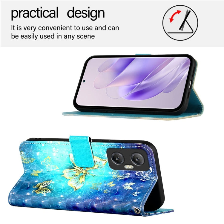 For Infinix Hot 20 5G 3D Painting Horizontal Flip Leather Phone Case