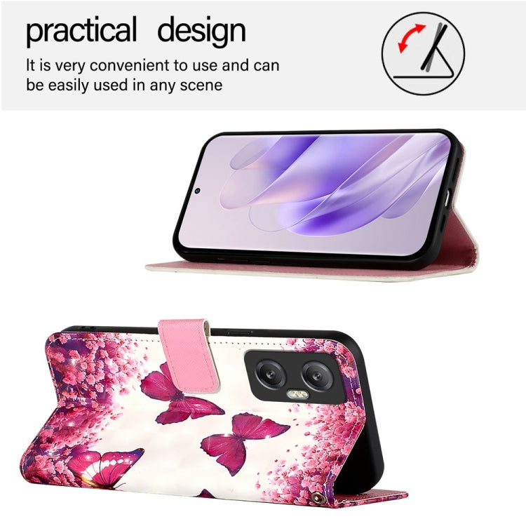 For Infinix Hot 20 5G 3D Painting Horizontal Flip Leather Phone Case