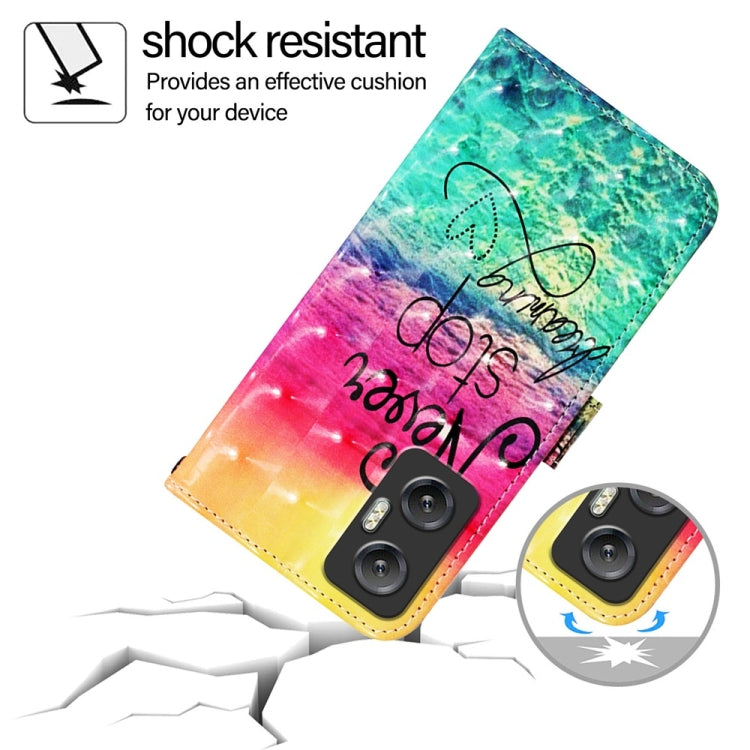 For Infinix Hot 20 5G 3D Painting Horizontal Flip Leather Phone Case