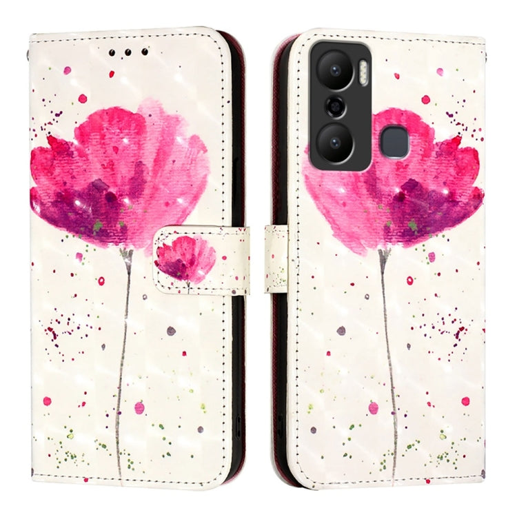 For Infinix Hot 20 Play 3D Painting Horizontal Flip Leather Phone Case