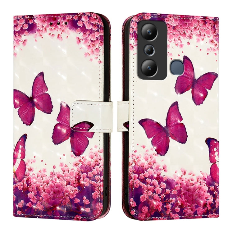 For Infinix Hot 20i 3D Painting Horizontal Flip Leather Phone Case