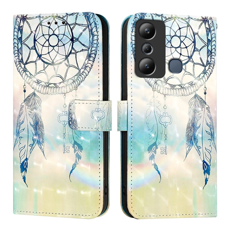 For Infinix Hot 20i 3D Painting Horizontal Flip Leather Phone Case
