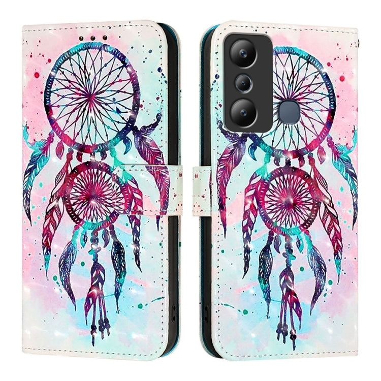 For Infinix Hot 20i 3D Painting Horizontal Flip Leather Phone Case