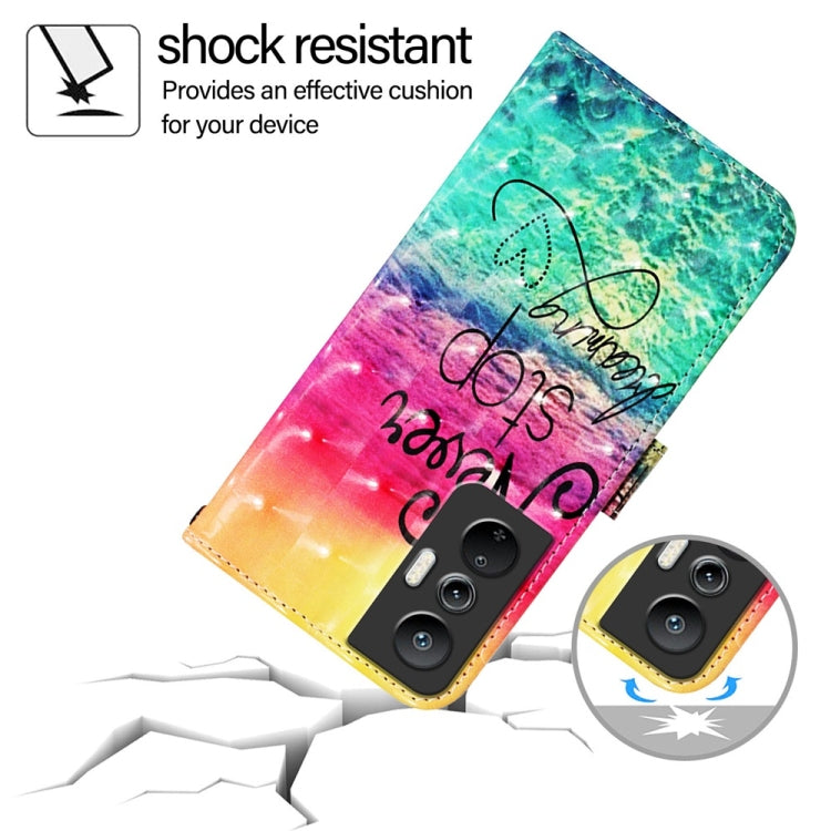 For Infinix Hot 20S / Hot 20 Pro 3D Painting Horizontal Flip Leather Phone Case
