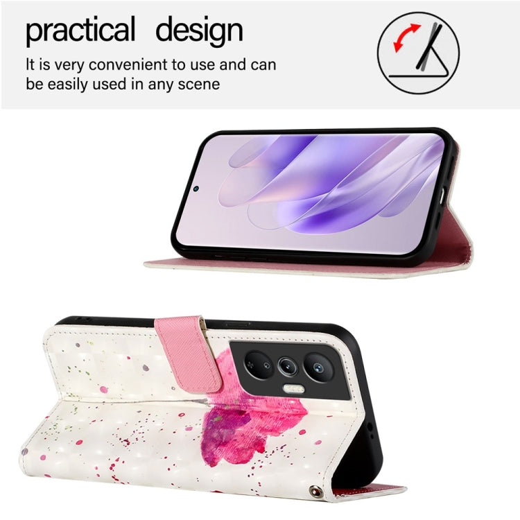For Infinix Hot 20S / Hot 20 Pro 3D Painting Horizontal Flip Leather Phone Case