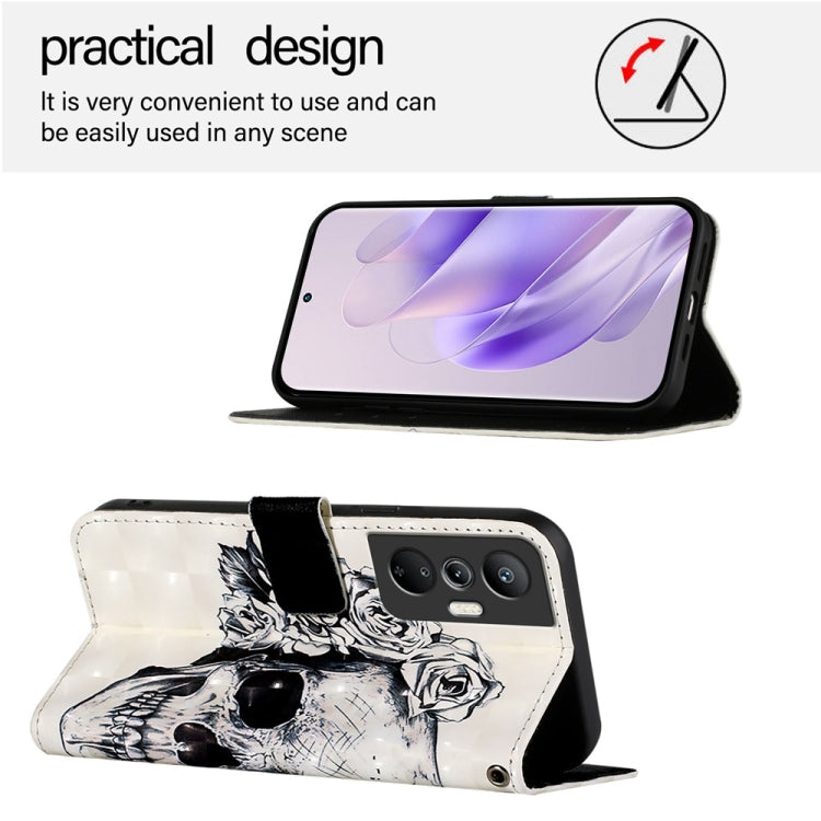 For Infinix Hot 20S / Hot 20 Pro 3D Painting Horizontal Flip Leather Phone Case