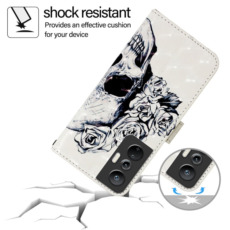 For Infinix Hot 20S / Hot 20 Pro 3D Painting Horizontal Flip Leather Phone Case