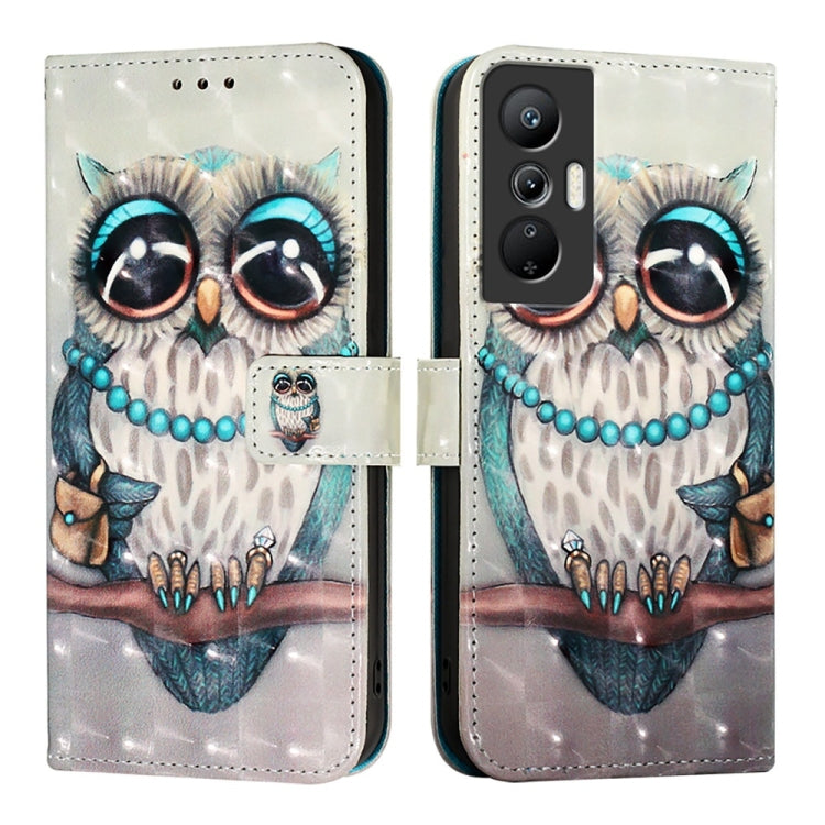 For Infinix Hot 20S / Hot 20 Pro 3D Painting Horizontal Flip Leather Phone Case