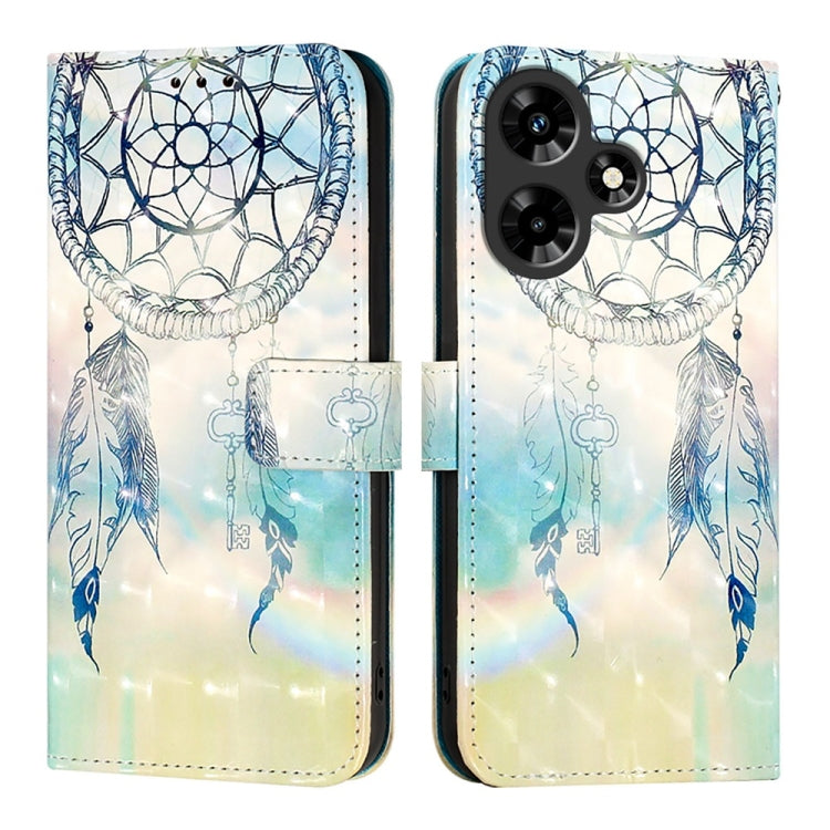 For Infinix Hot 30 4G 3D Painting Horizontal Flip Leather Phone Case
