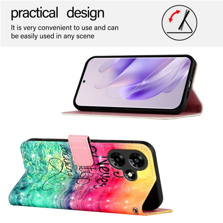 For Infinix Hot 30 4G 3D Painting Horizontal Flip Leather Phone Case