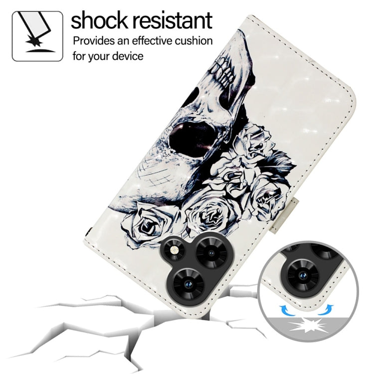 For Infinix Hot 30 4G 3D Painting Horizontal Flip Leather Phone Case