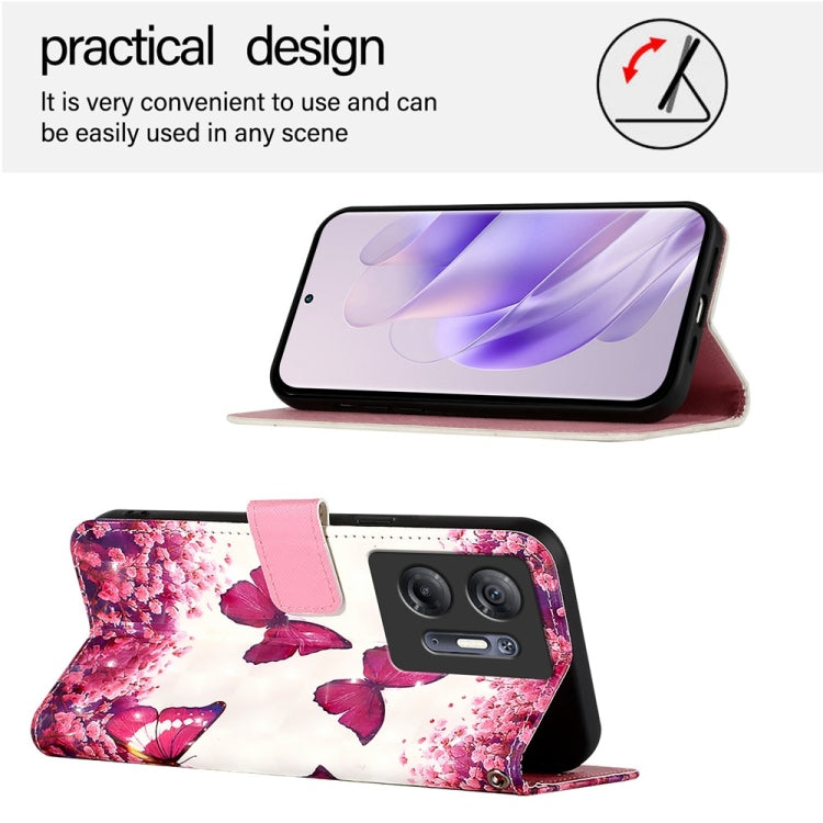 For Infinix Hot 30 5G 3D Painting Horizontal Flip Leather Phone Case