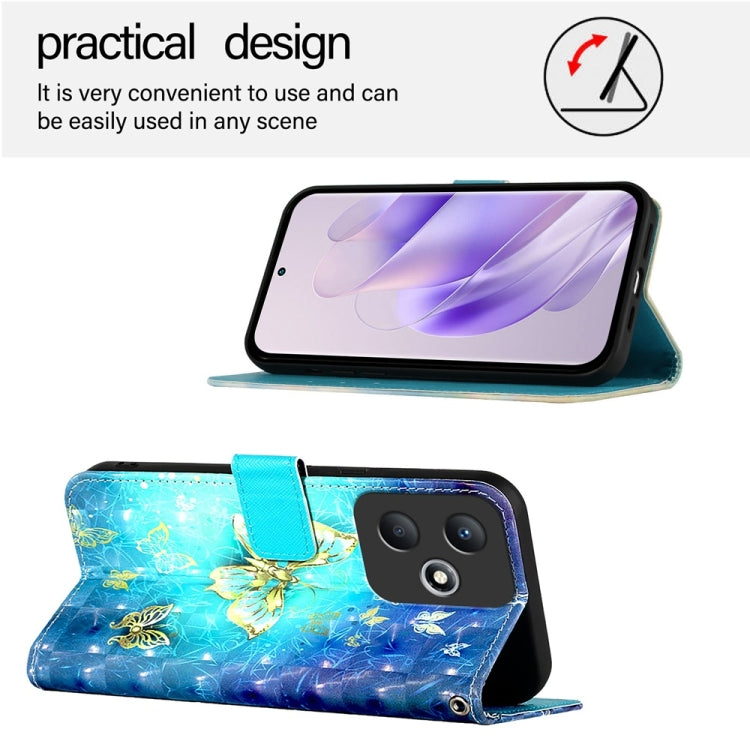 For Infinix Hot 30 Play / Hot 30 Play NFC 3D Painting Horizontal Flip Leather Phone Case