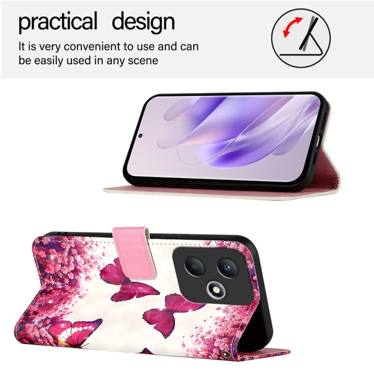 For Infinix Hot 30 Play / Hot 30 Play NFC 3D Painting Horizontal Flip Leather Phone Case