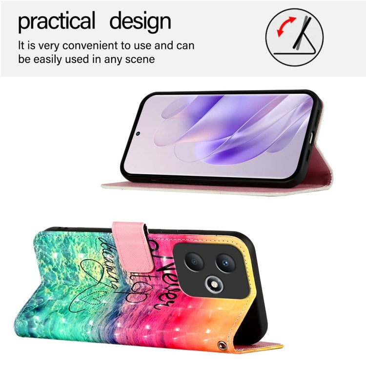 For Infinix Hot 30 Play / Hot 30 Play NFC 3D Painting Horizontal Flip Leather Phone Case