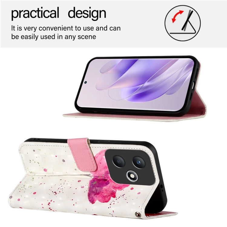For Infinix Hot 30 Play / Hot 30 Play NFC 3D Painting Horizontal Flip Leather Phone Case