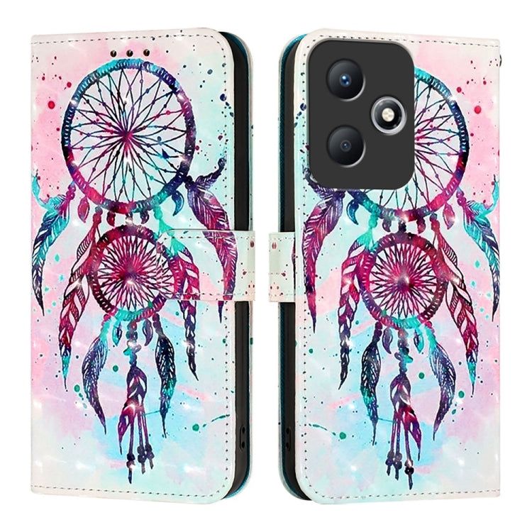 For Infinix Hot 30 Play / Hot 30 Play NFC 3D Painting Horizontal Flip Leather Phone Case