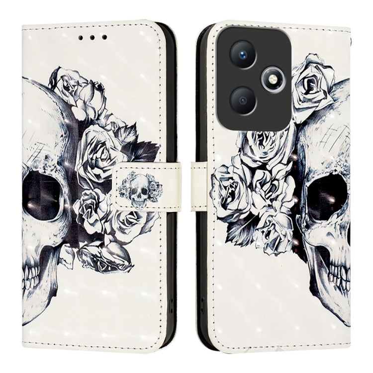 For Infinix Hot 30 Play / Hot 30 Play NFC 3D Painting Horizontal Flip Leather Phone Case