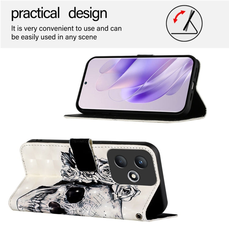 For Infinix Hot 30 Play / Hot 30 Play NFC 3D Painting Horizontal Flip Leather Phone Case