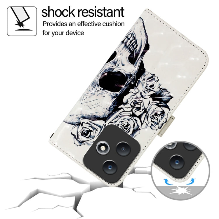 For Infinix Hot 30 Play / Hot 30 Play NFC 3D Painting Horizontal Flip Leather Phone Case