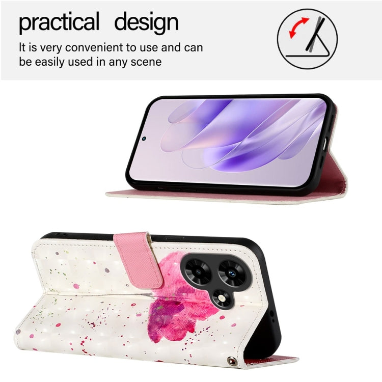 For Infinix Hot 30i 3D Painting Horizontal Flip Leather Phone Case
