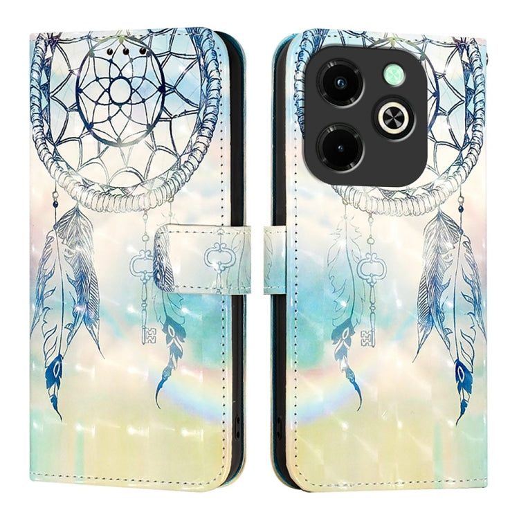 For Infinix Hot 40i 3D Painting Horizontal Flip Leather Phone Case