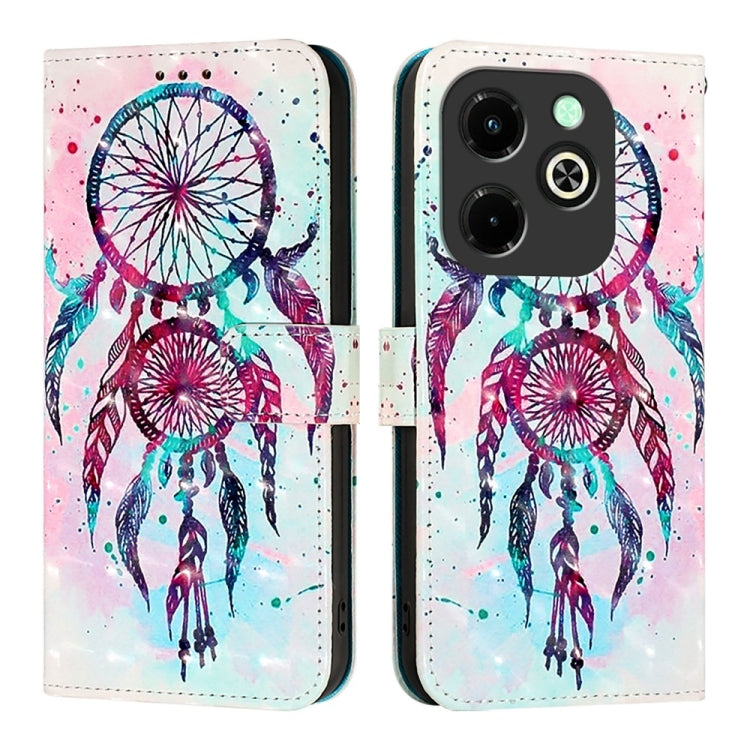 For Infinix Hot 40i 3D Painting Horizontal Flip Leather Phone Case